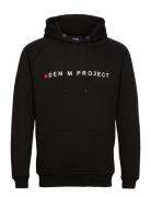 Logo Hoodie Tops Sweatshirts & Hoodies Hoodies Black Denim Project