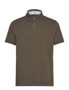 Core 1985 Regular Polo Tops Polos Short-sleeved Khaki Green Tommy Hilfiger