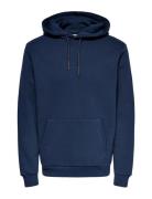 Onsceres Hoodie Sweat Noos Tops Sweatshirts & Hoodies Hoodies Navy ONLY & SONS