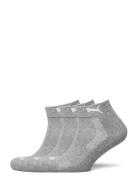 Puma Cushi D Quarter 3P Unisex Sport Socks Footies-ankle Socks Grey PUMA