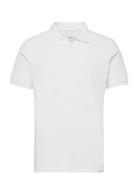 Piqué Polo Tops Polos Short-sleeved White Les Deux