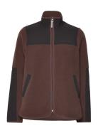 Phoebe Pile Jacket Sport Sweatshirts & Hoodies Fleeces & Midlayers Brown Röhnisch