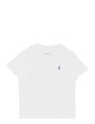 Cotton Jersey Crewneck Tee Tops T-Kortærmet Skjorte White Ralph Lauren Baby