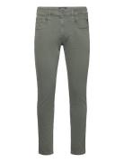 Anbass Trousers Slim Hyperflex Colour Xlite Bottoms Jeans Slim Green Replay