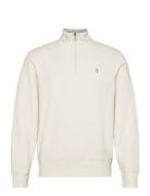 Luxury Jersey Quarter-Zip Pullover Tops Sweatshirts & Hoodies Sweatshirts White Polo Ralph Lauren