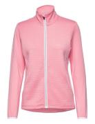 Lds Scramble Fullzip Fleece Sport Sweatshirts & Hoodies Fleeces & Midlayers Pink Abacus