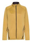 Hmlcima Xk Zip Jacket Woman Sport Sweatshirts & Hoodies Fleeces & Midlayers Gold Hummel