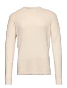 Slhrocks Ls Knit Crew Neck W Tops Knitwear Round Necks Cream Selected Homme