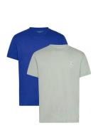 2 Pack Monologo T-Shirt Tops T-Kortærmet Skjorte Green Calvin Klein Jeans