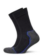 Dovre Terrysocks Org Wool 2-Pa Underwear Socks Regular Socks Blue Dovre