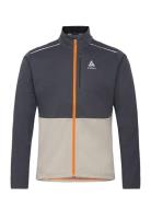 Odlo M Jacket Langnes Sport Sweatshirts & Hoodies Fleeces & Midlayers Silver Odlo