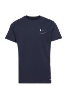 Patrick Organic Tee Tops T-Kortærmet Skjorte Blue Clean Cut Copenhagen