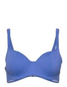 Jewel Cove Uw Sweetheart Bikini Top Swimwear Bikinis Bikini Tops Wired Bikinitops Blue Freya