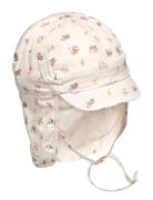 Sun Hat W. String Solhat Cream En Fant