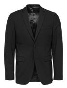 Slhslim-Elon Blz Flex B Noos Suits & Blazers Blazers Single Breasted Blazers Black Selected Homme