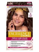 L'oréal Paris Excellence Color Cream Kit 5 Natural Light Brown Beauty Women Hair Care Color Treatments Nude L'Oréal Paris