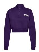 El Occhi Sweatshirt Tops Sweatshirts & Hoodies Sweatshirts Purple Ellesse