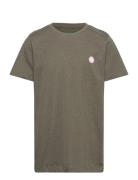 Timmi Recycled Tops T-Kortærmet Skjorte Khaki Green Kronstadt