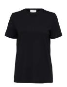 Slfmyessential Ss O-Neck Tee Noos Tops T-shirts & Tops Short-sleeved Black Selected Femme