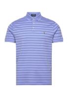 Custom Slim Fit Soft Cotton Polo Shirt Tops Polos Short-sleeved Blue Polo Ralph Lauren