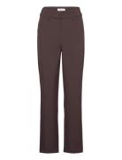 Trousers Bottoms Trousers Suitpants Brown Rosemunde