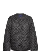 D2. Quilted Jacket Quiltet Jakke Black GANT