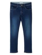 Nkmsilas Xslim Jeans 2002-Tx Noos Bottoms Jeans Skinny Jeans Navy Name It