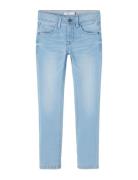 Nkmsilas Xslim Jeans 2002-Tx Noos Bottoms Jeans Skinny Jeans Blue Name It