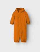 Nmnsnow10 Suit Solid 1Fo Noos Outerwear Coveralls Snow-ski Coveralls & Sets Orange Name It