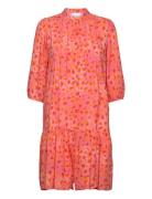 Imogene Sh. Dress Kort Kjole Coral Noella