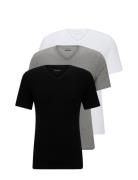 Tshirtvn 3P Classic Tops T-Kortærmet Skjorte Black BOSS