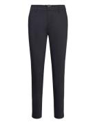 Ivy-Alice Mw Pant Bottoms Trousers Slim Fit Trousers Navy IVY Copenhagen