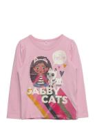 Nmfamira Gabby Ls Top Vde Tops T-shirts Long-sleeved T-Skjorte Pink Name It