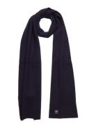 Rib Knit Wool Scarf - Rws Accessories Scarves Winter Scarves Navy Knowledge Cotton Apparel