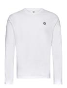 Mel Longsleeve Gots Gots Tops T-Langærmet Skjorte White Double A By Wood Wood