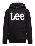 Wobbly Graphic Bb Oth Hoodie Tops Sweatshirts & Hoodies Hoodies Black Lee Jeans