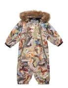 Pyxis Fur Outerwear Coveralls Snow-ski Coveralls & Sets Multi/patterned Molo