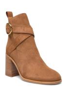 Lyna Shoes Boots Ankle Boots Ankle Boots With Heel Brown See By Chloé