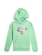 Surf Feeling Hoodie Terry Tops Sweatshirts & Hoodies Hoodies Green Roxy