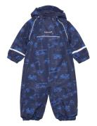 Wholesuit - Aop, W. 2 Zippers Outerwear Coveralls Snow-ski Coveralls & Sets Blue CeLaVi