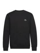 Standard Crew Logo Sweat Tops Sweatshirts & Hoodies Sweatshirts Black Mads Nørgaard