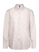 C-Hal-Kent-C3-223 Tops Shirts Business Beige BOSS