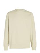 Ck Embro Badge Crew Neck Tops Sweatshirts & Hoodies Sweatshirts Beige Calvin Klein Jeans