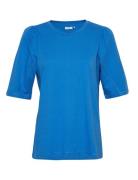 Mschtiffa Logan 2/4 Puff Tee Tops T-shirts & Tops Short-sleeved Blue MSCH Copenhagen