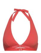 Triangle Fixed Rp Swimwear Bikinis Bikini Tops Triangle Bikinitops Coral Tommy Hilfiger