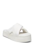 Tjw Lettering Flatform Sandal Shoes Summer Shoes Platform Sandals White Tommy Hilfiger