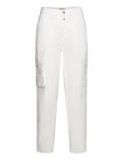 Mmadeline Rosita Cargo Pant Bottoms Trousers Cargo Pants White MOS MOSH