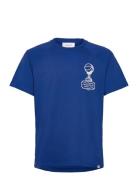 Tournament T-Shirt Tops T-Kortærmet Skjorte Blue Les Deux