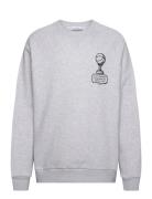 Tournament Sweatshirt Tops Sweatshirts & Hoodies Sweatshirts Grey Les Deux