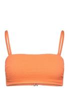 Swim Bra Tami Bandeau Crepe Swimwear Bikinis Bikini Tops Bandeau Bikinitops Orange Lindex